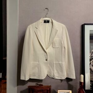 Vintage James Kenton by Dalton Women’s Ivory  Color Blazer Size 8